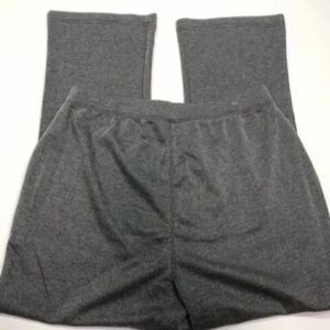 Woman Within Women's Elastic Waist Pull On High Rise Pants Gray Size 18W Petite